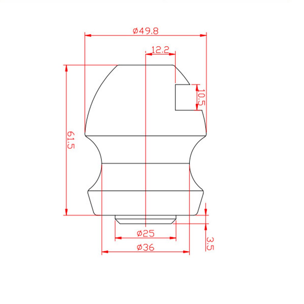 Pièces de remorque serrure d'attelage boule de verrouillage universel attelage remorquage caravane antivol remorque accessoires