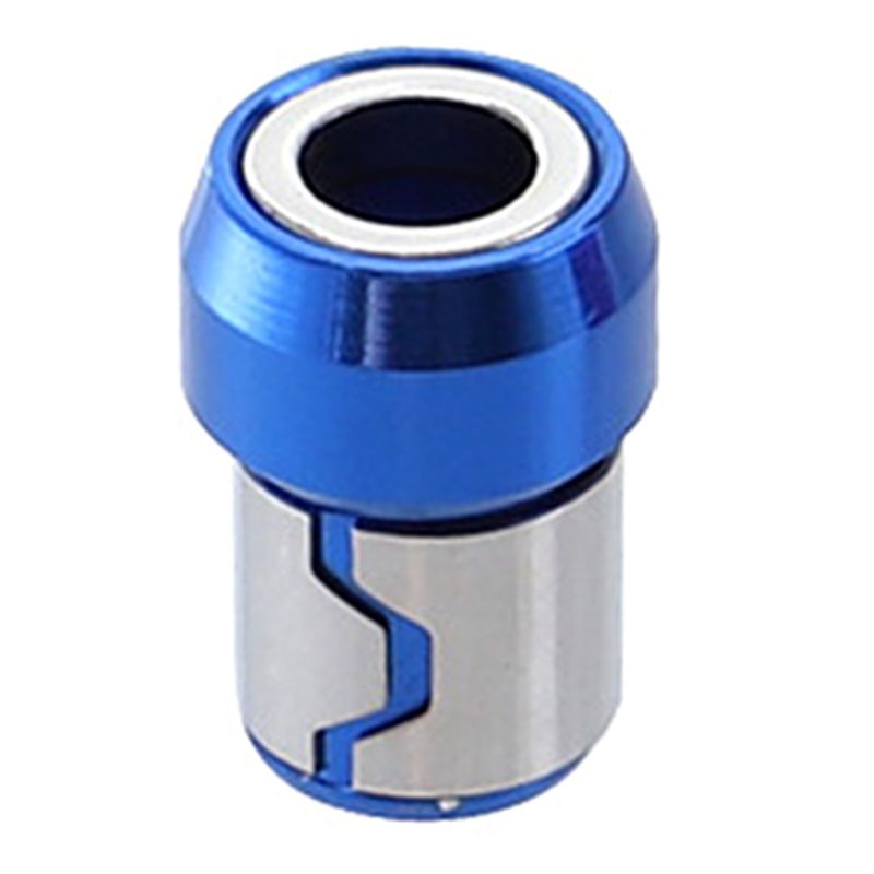 Screwdriver Magnetic Ring 7mm Metal Card Bead Strong Magnetizer Screw for Electric Phillips Screwdriver Bits: Blue