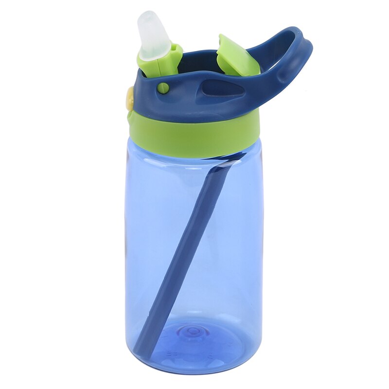 Bébé bouteilles d'eau infantile -né tasse enfants apprennent alimentation paille jus bouteille pour enfants: Sky blue