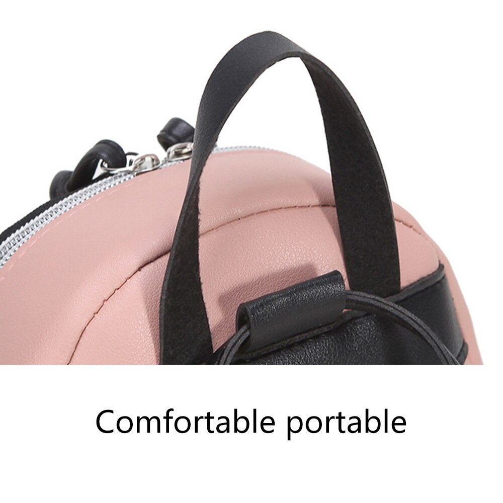 Trend Women's Backpack PU Leather Travel Shoulder Bag Shoulder Bag Girl Multifunctional Small School Backpack For Women