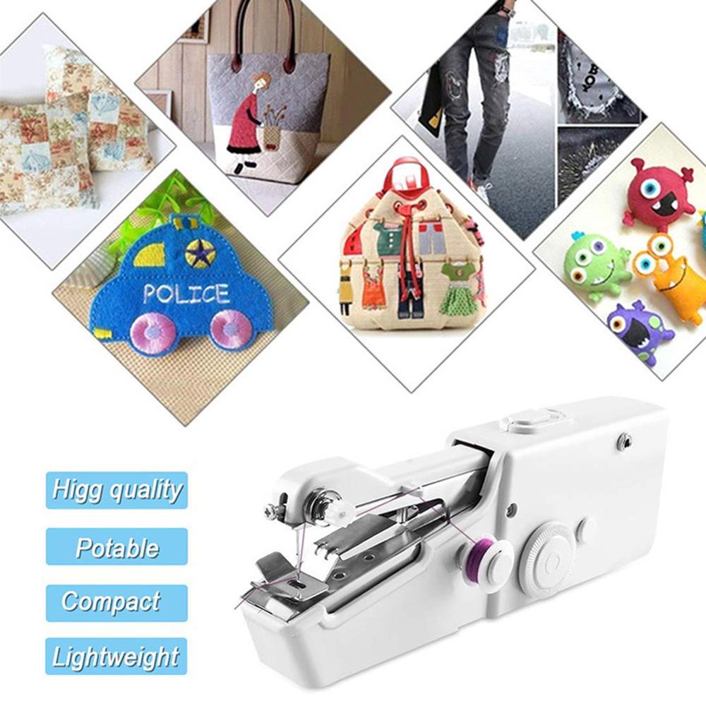 Mini Hand Naaimachine Quick Handy Stitch Naaien Handwerken Cordless Kleding Stoffen Huishoudelijke Elektrische Naaimachine