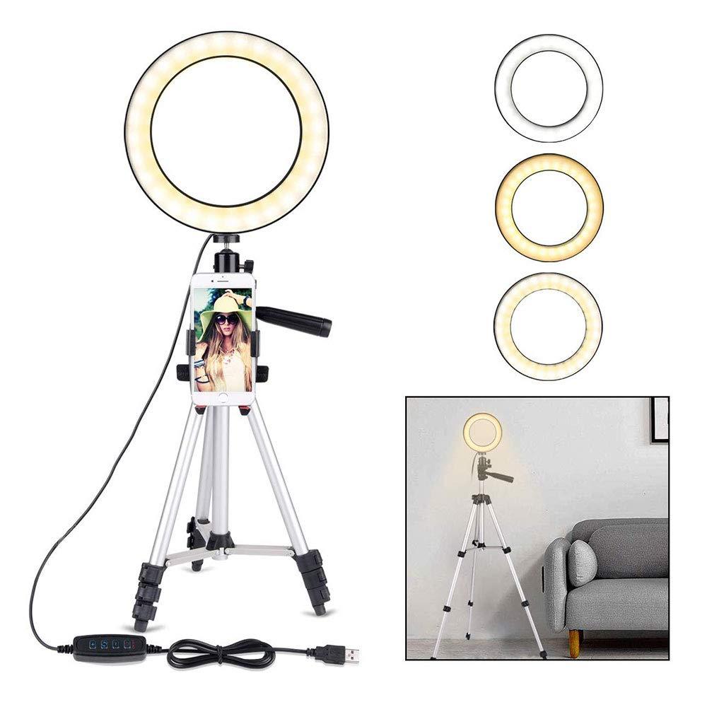 7.9-inch Led Fill Light Dimmable Ring Portable Ring Light with Tripod
