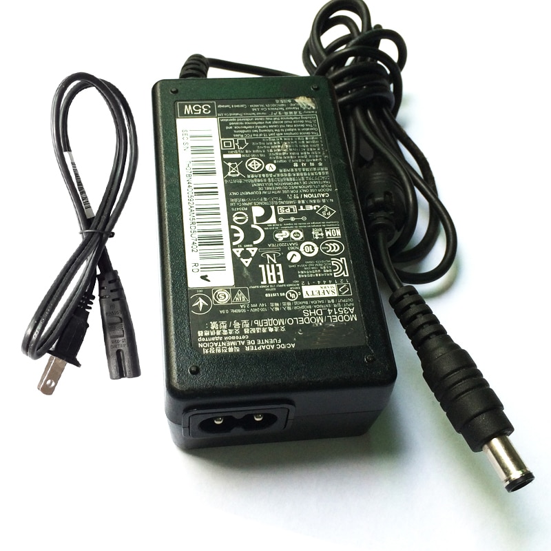 For Samsung T24E310EW monitor AC Adapter Power Supply Charger 35W - Used