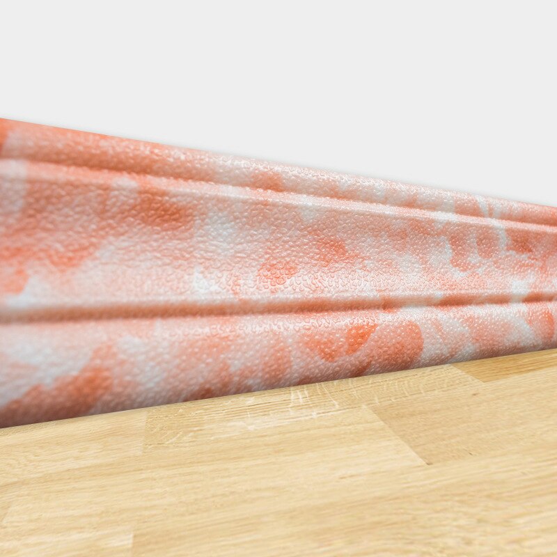 2.3M Length 3D Foam Wall Stickers Waterproof Waist Line Living Room Kitchen Baseboard Self-Adhesive Vintage Wallpaper Border: 07