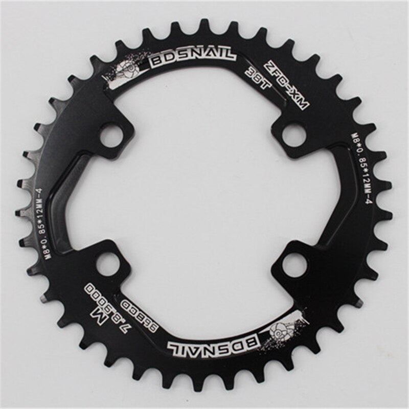 SNAIL MTB Bike Chainring Round Oval For Shimano M7000/8000/9000 32/34/36/38T 96BCD Narrow Wide Tooth Plate