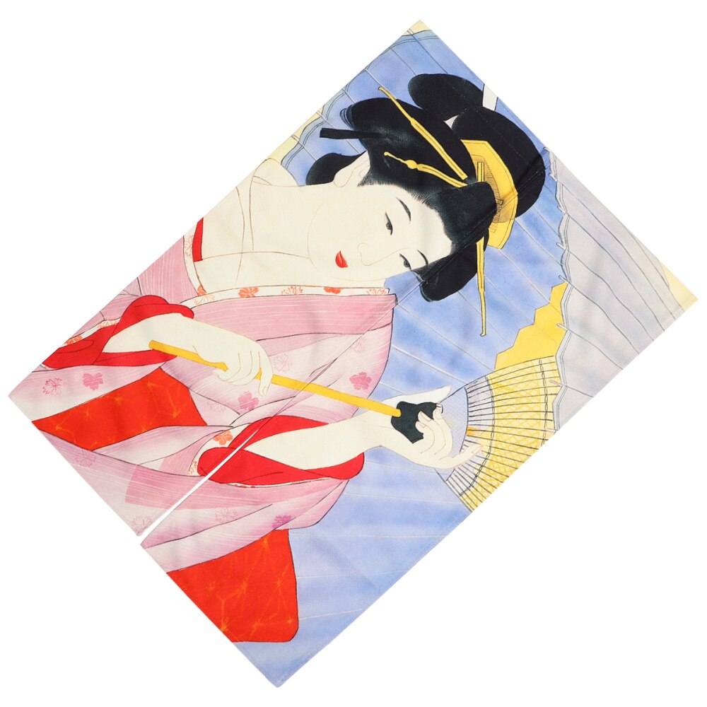 Printing Pattern Door Curtains Divider Doorway Curtain for Home