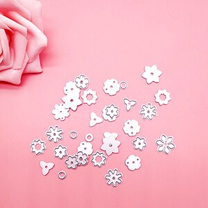 Mini Tiny Flower Metal cutting dies cut die mold flowers Shasta Daisy Scrapbook paper craft knife mould blade stencils dies: Default Title