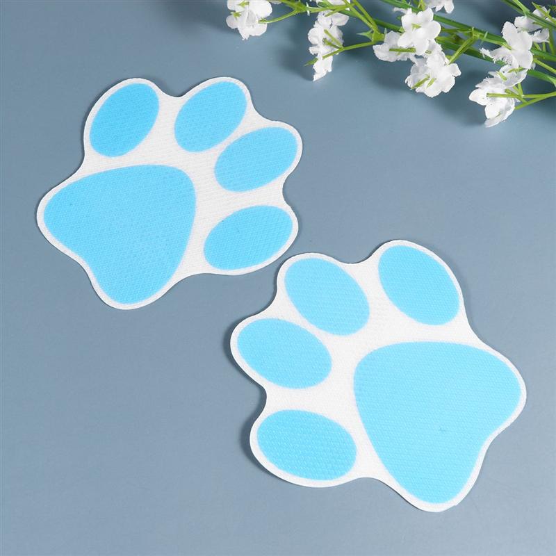 10/20Pcs Hond Voetafdruk Stickers Cartoon Bad Stickers Slip Preventie Decals Zelfklevende Bad Pasters Voor Bad