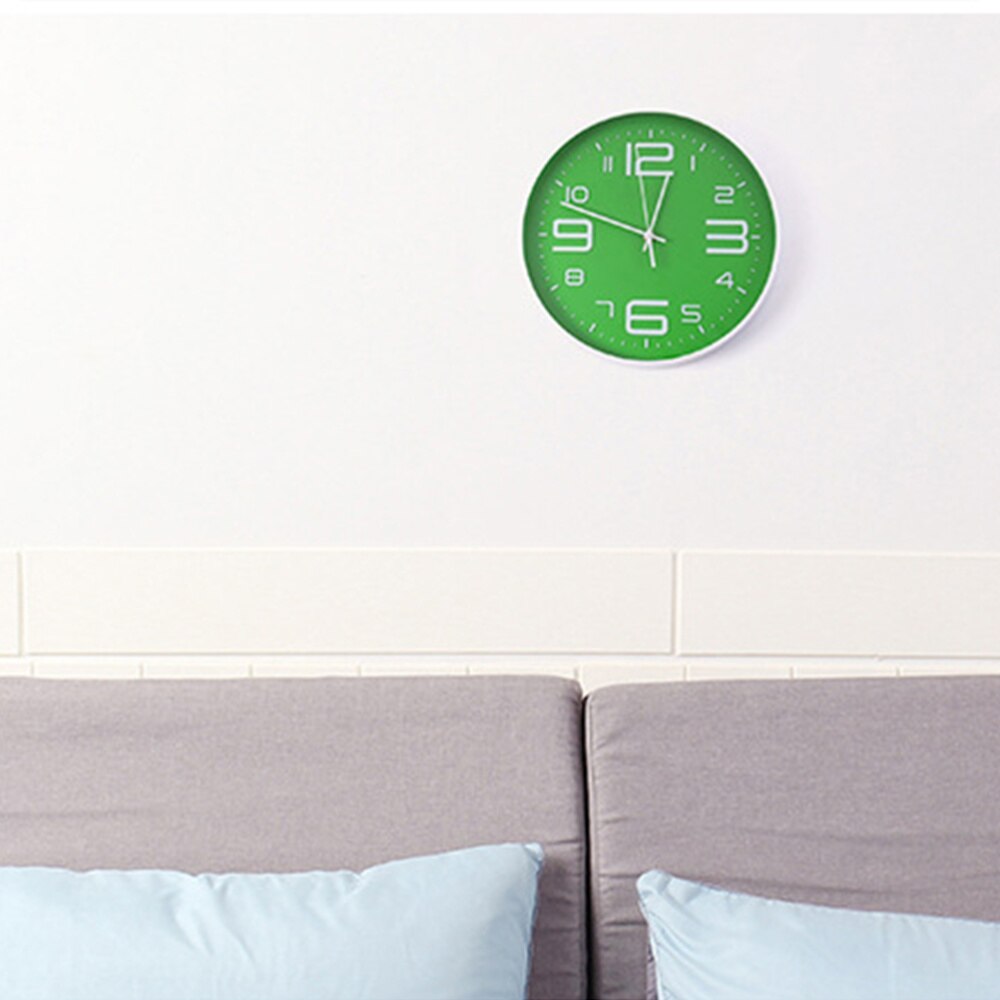 1Pc DIY Wall Clock Digital Acrylic Hanging DIY Clock for Living Room Office Without Battery (Black)