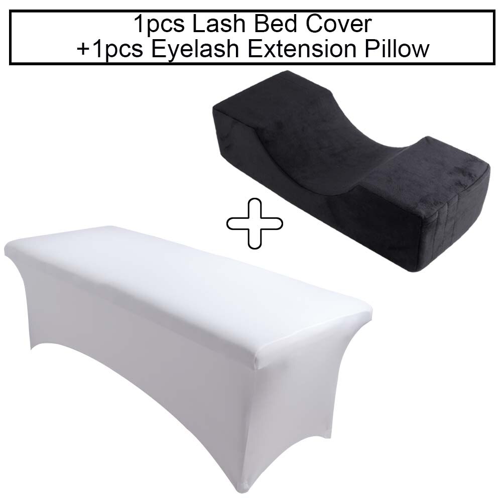 Wimper Kussen Hoofdsteun Ondersteuning Lash Kussen Nek Geënt Wimpers Elastische Vel Wimper Extension Bed Cover Make Lash Salon: set 12