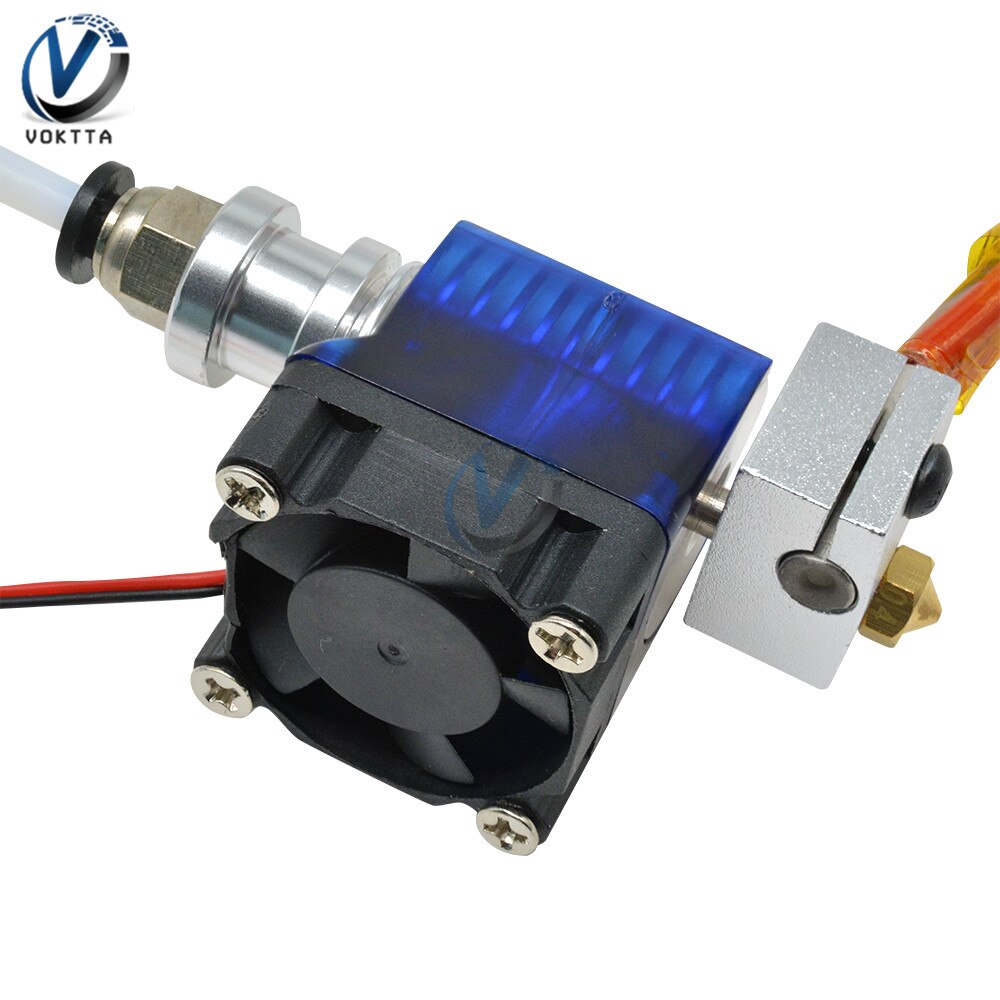 E3D V6 J-Head Hotend Metalen Extruder Kit 0.4/1.75Mm J-Head Remote Extruder Met Enkele koelventilator Voor 3D Printer Onderdelen