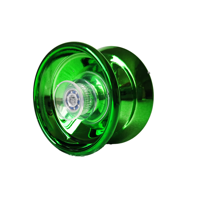 Palla Yoyo professionale in metallo e alluminio per bambini principianti, Yoyoball competitivo, Yoyoyoball per bambini adulti con accessori: green