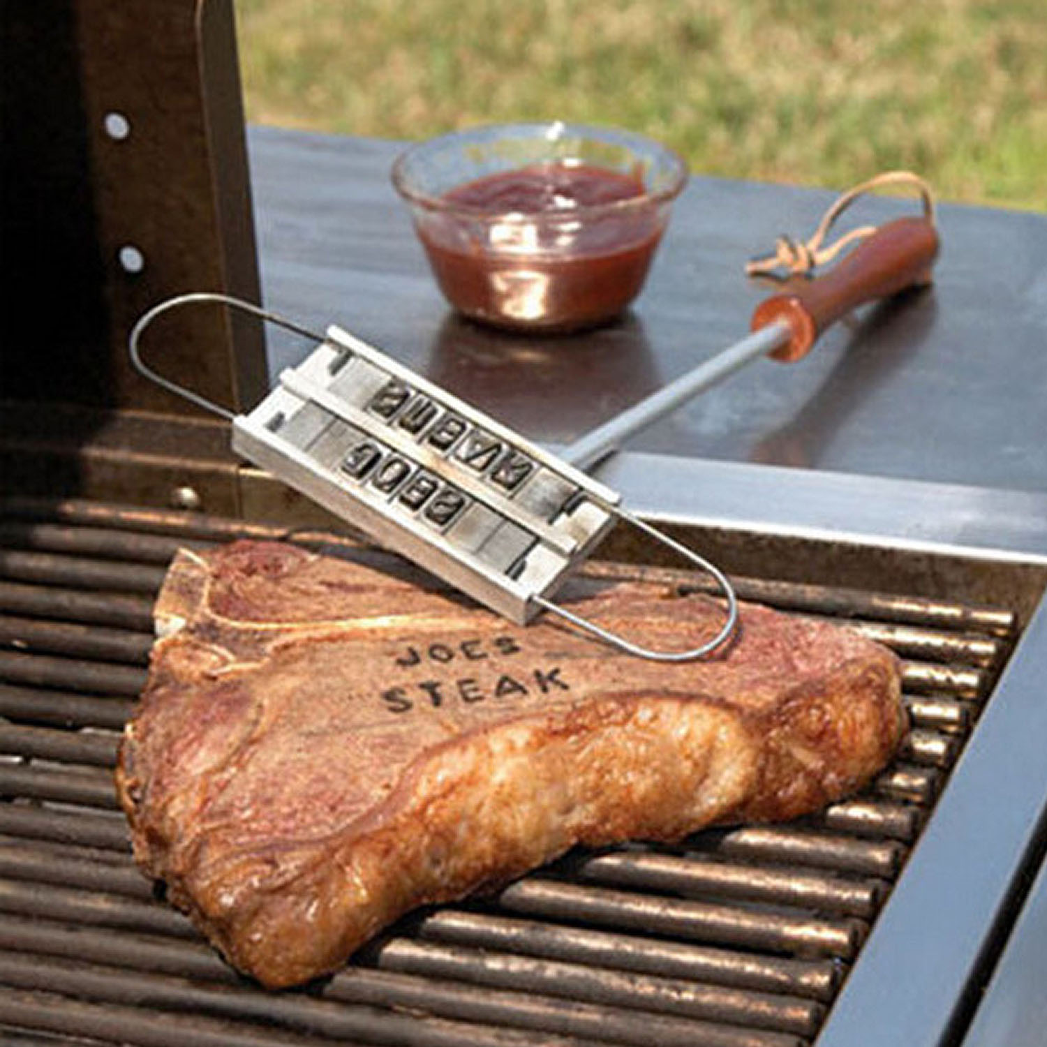 Behokic Barbecue Security Tools Stempel Stamping 55 Letters Steak Mold Barbecue bbq branding ijzer Vlees BBQ set Gereedschap Outdoor