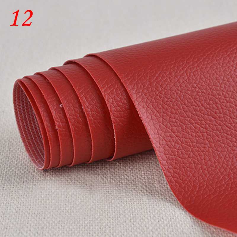50X135Cm Leer Stof Zelfklevende Fix Reparatie Patch Sticker Voor Sofa Auto Zak Diy Craft Faux litchi Pu Leer Stof: 12