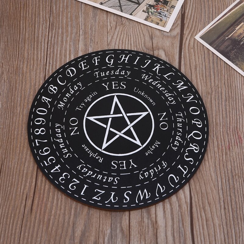 Bordas lisas não tóxicas ecologicamente corretas placa de adivinhação de dowsing de madeira