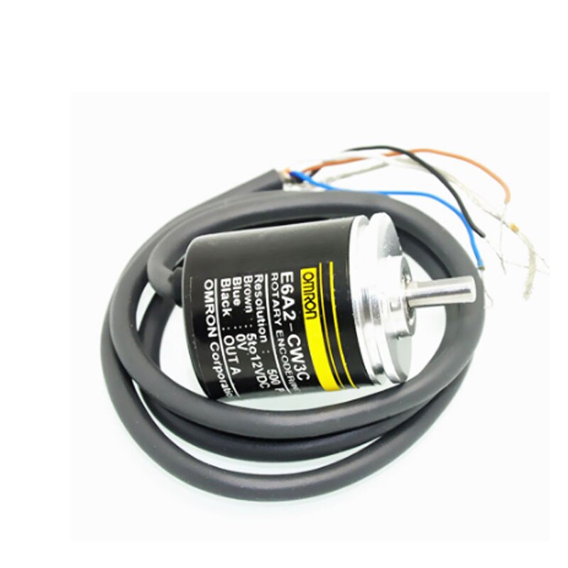 Original Incremental Rotary Encoder Open Collector ABZ Phase 5 to 12 VDC E6A2-CWZ3C100 200 360 500 P/R