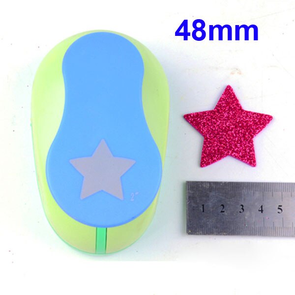 5cm pappersskärare дырокол hålstans cortador de papel cirkel hantverksstansare scrapbooking pappersstans furador perfurador flikstans: Stjärna