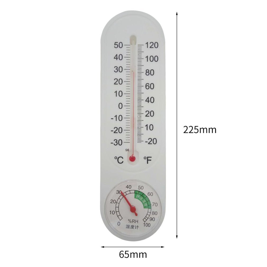 Thuisgebruik Thermometer Vochtigheid Analoge Huishoudelijke Thermometer Hygrometer Muur Gemonteerde Tester Meetlint Thuis Populaire