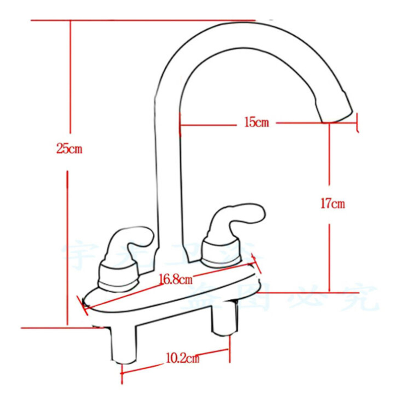 Kitchen Sink Faucet Mixer Cold And Double Handle Swivel Spout Kitchen Water Sink Mixer Tap Faucets