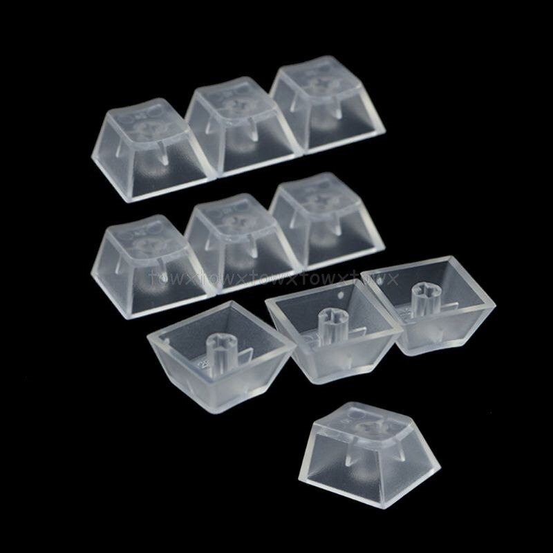 10Pcs Transparent ABS Keycaps Mechanical keyboard Keycaps Matte Backlit Keycaps J20 20