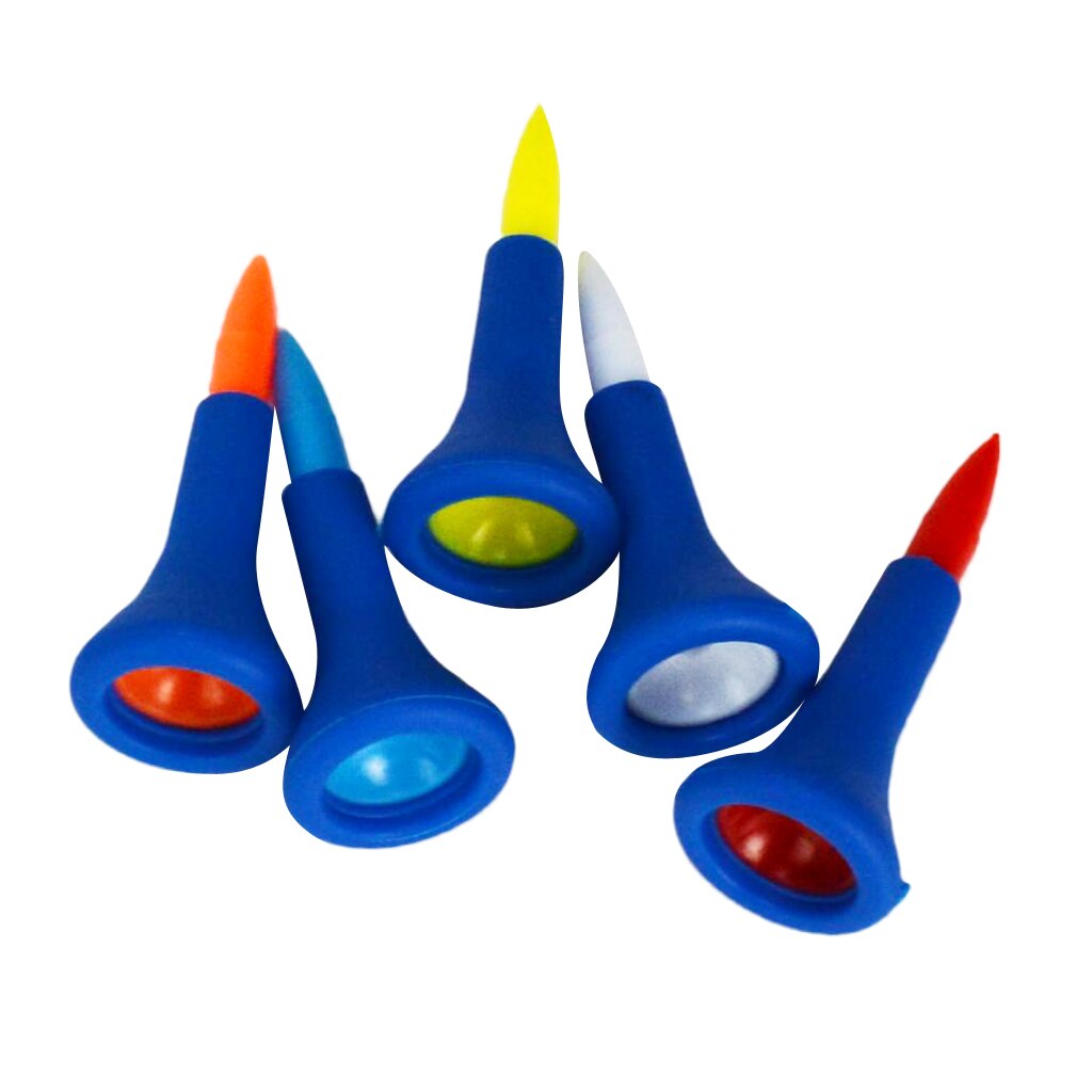 10 Pieces 43mm & 83mm Golf Tees Rubber Cushion Top Golf Tee