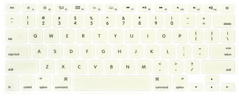 Silikon Tastatur Abdeckung Schutz Haut für Apple Macbook Pro MAC 13 15 Air 13 Weiche tastatur aufkleber 9 Farben: White Air 11