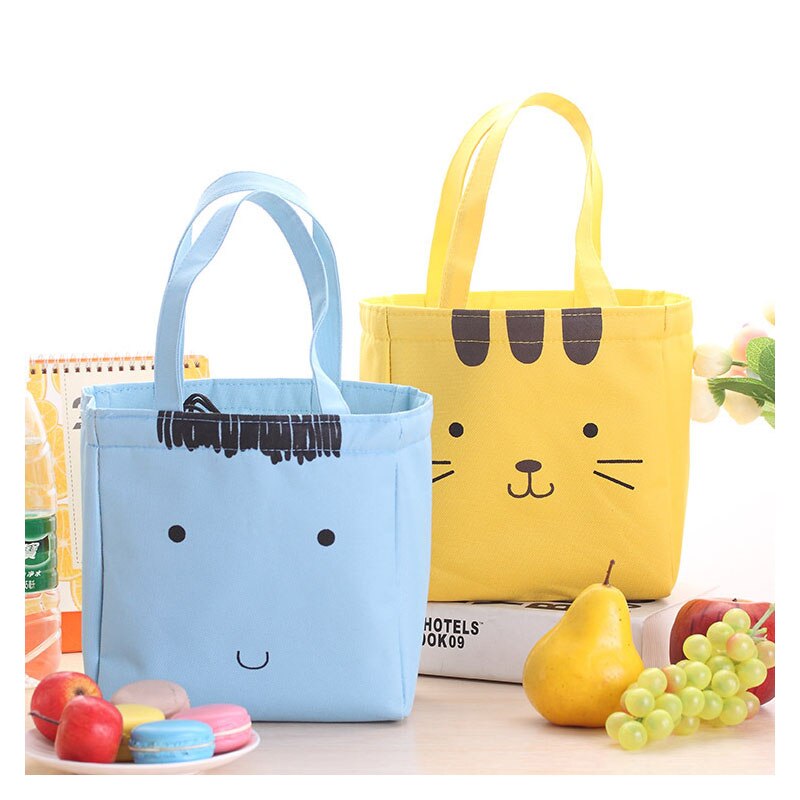 Cartoon waterproof portable insulation bag Student lunch box bag Outdoor fresh-keeping ice pack Drink refrigerated bag ice bag