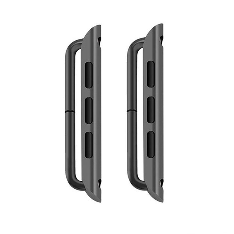 Adapter Stecker Für Apple Uhr Adapter 44mm 40mm 42mm 38mm 41mm 45mm Edelstahl verschluss iWatch Serie 8 7 6 5 4 3 SE: White black / 14mm
