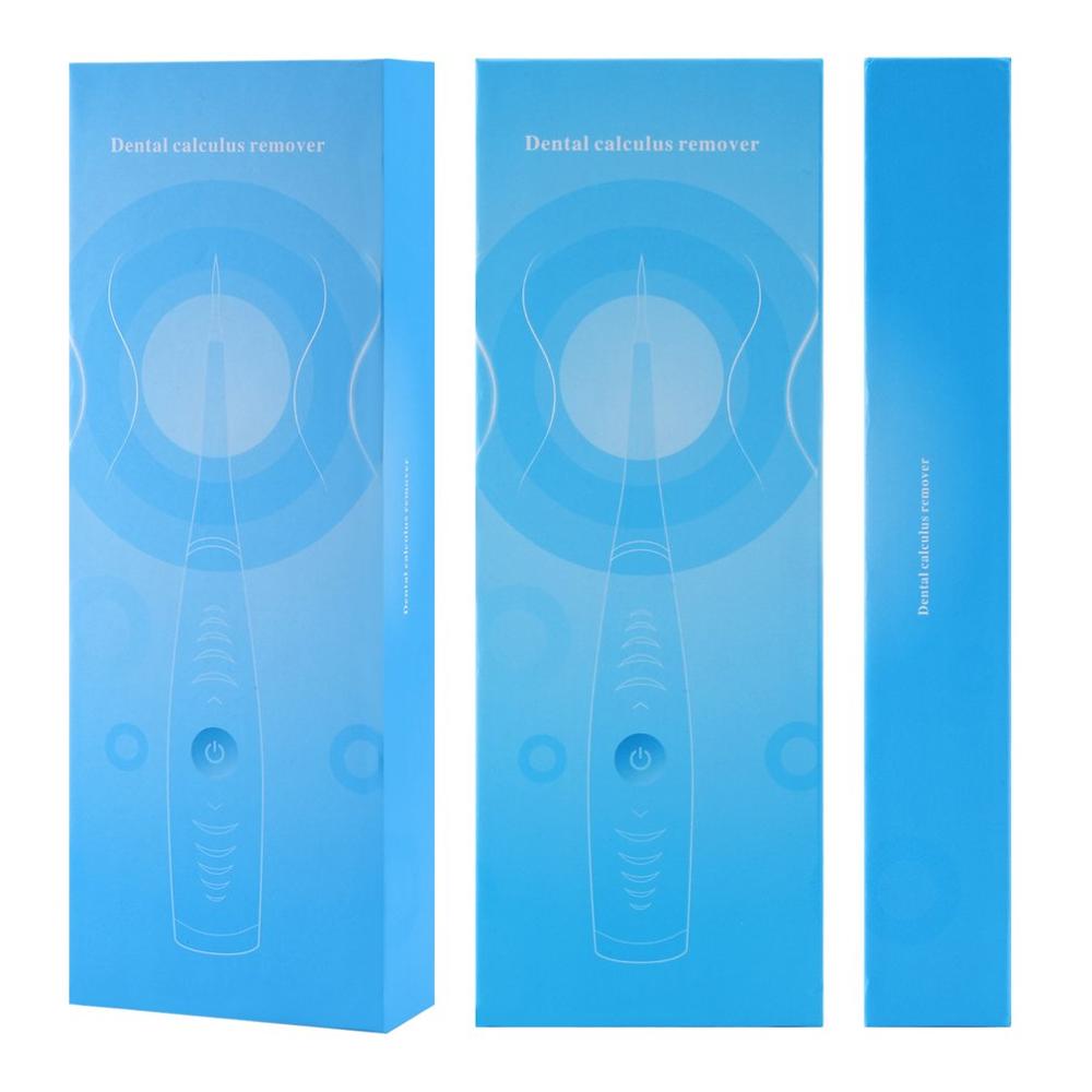 Inglese Pacchetto Della Scatola Elettrica di sonoro Scaler Dentale Denti Tartaro Tartaro dispositivo di rimozione Le Macchie Dei Denti Strumento Dentista sbiancamento Dei Denti Spazzolino Da Denti