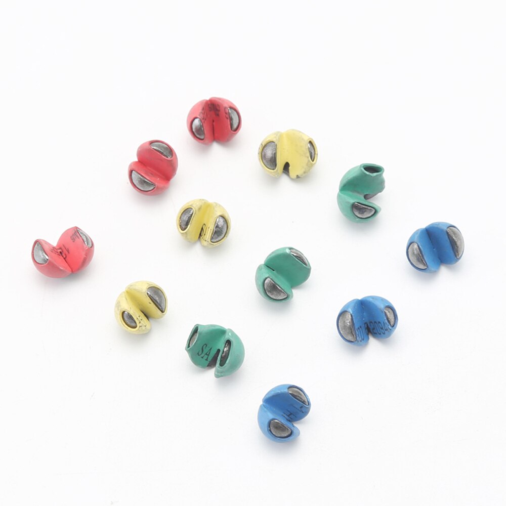 50Pc Lead Sinkers Not Hurt Fishing Line Quick Change Sinker Hook Connector Open Mouth Line Weight Shot Split Raft Fishing Tackle