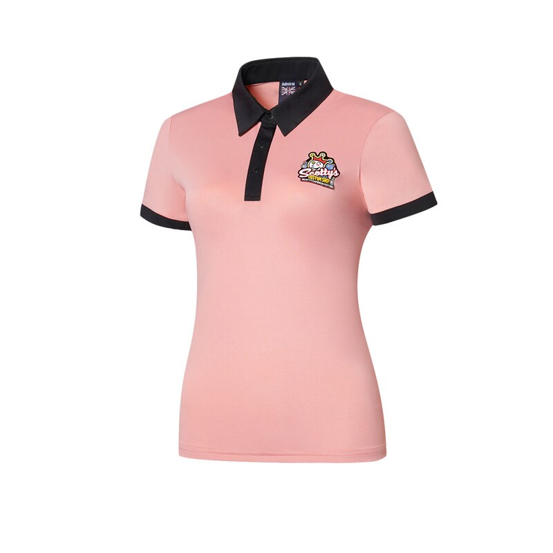 Golf bekleidung frauen golf kurzarm Sweatshirt sportswear: Rosa / L