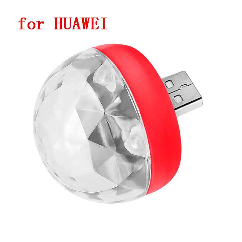 Lumière USB Portable pour moto, voiture, téléphone Portable, lumières Disco, scène, réunion de famille, boule magique, fête, Club, lampe automobile: 10