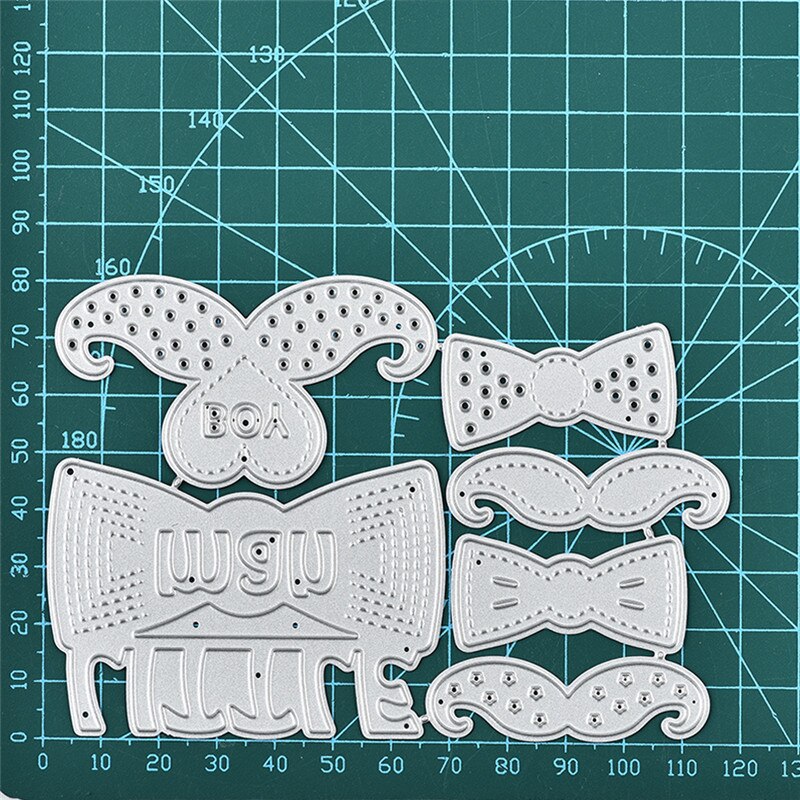 InLoveArts Little Man Jongen Metalen Stansmessen Geboren Sterft voor Ambachtelijke Sterven Scrapbooking Embossing Stencil DIY Gestanst Decoratie