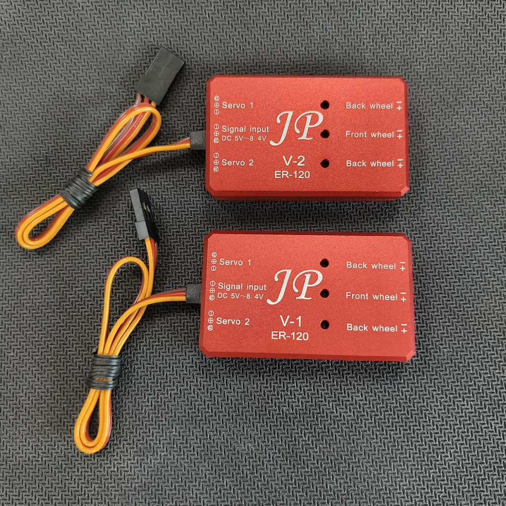 JP Hobby contrôleur rétractable ER120 V1 et V2 pour train d'atterrissage rétractable RC à voilure fixe JP 4 kgs