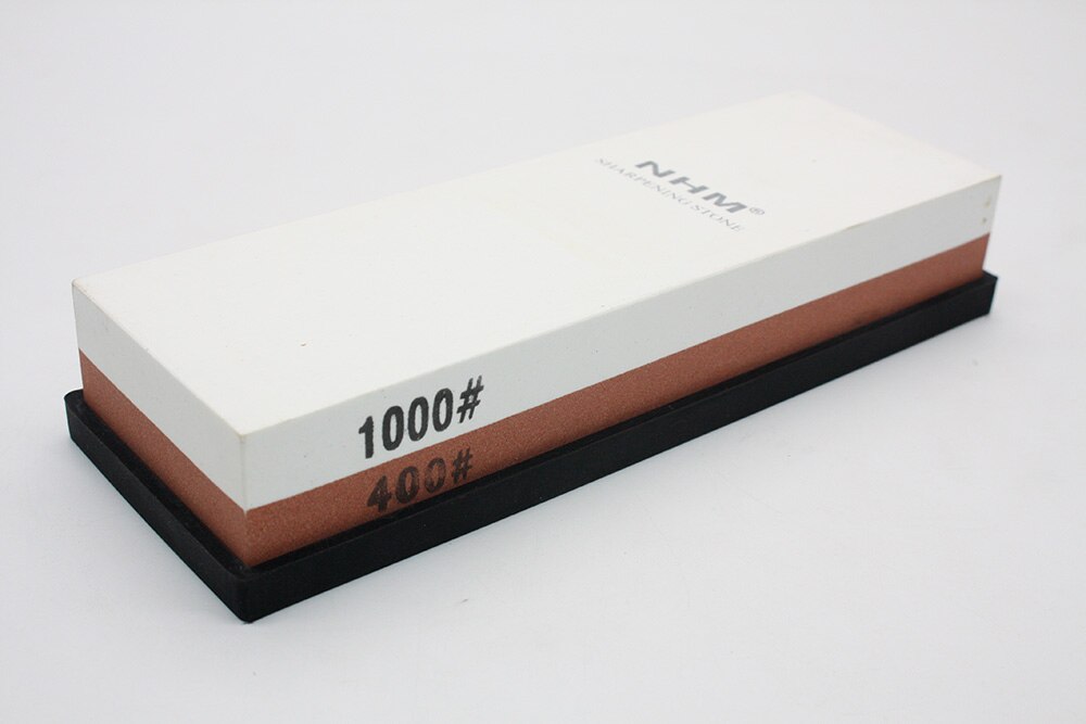 Knife Sharpener Sharpening Stones Whetstone Grinding Stone System 2-IN-1 Water Stone Honing Kitchen Tool: 400 1000