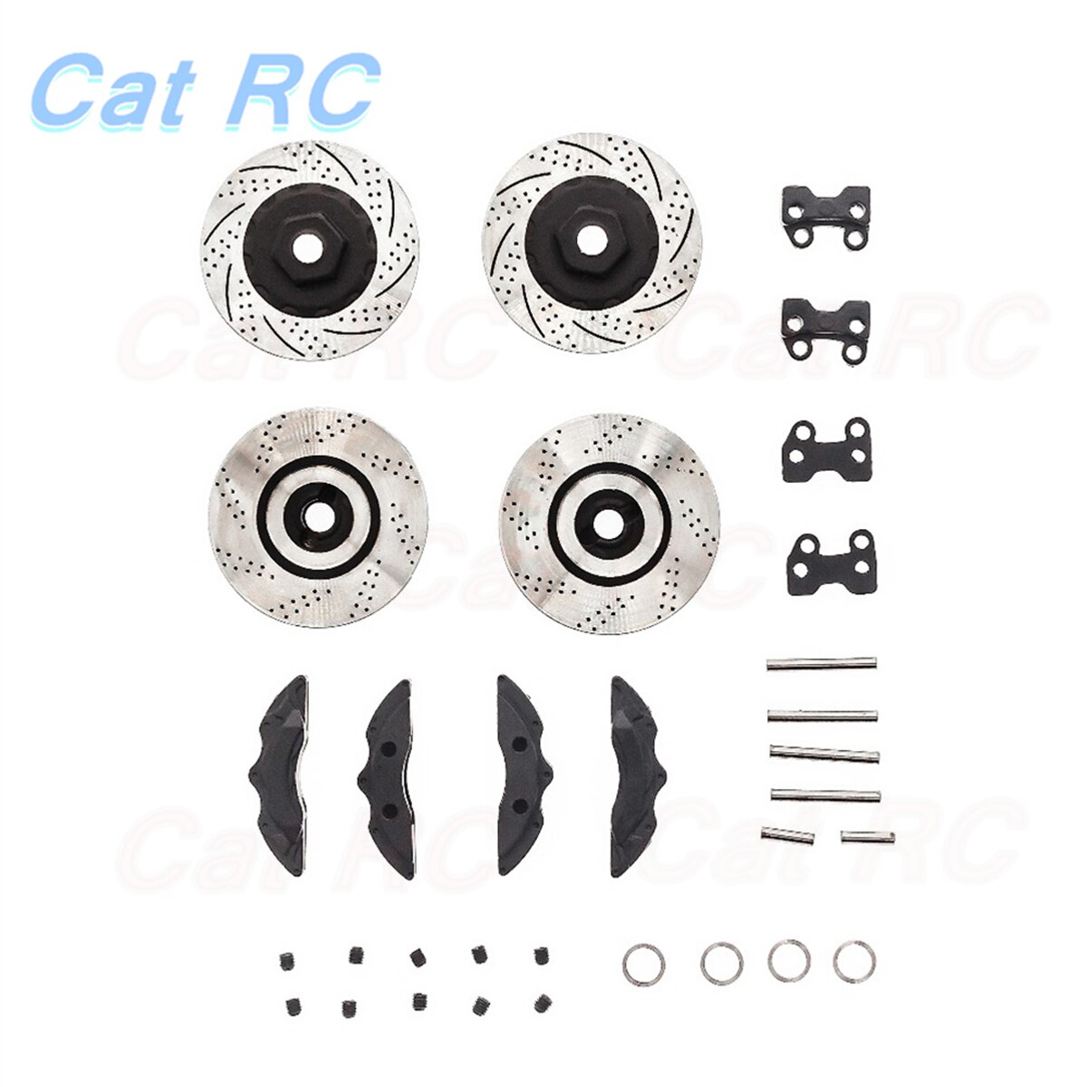 Traxxas TRX6 Metal Front Rear Bumper Roof Luggage Rack Chassis Armor Skid Plate Ladder CVD Brake Disc Trunk Panel RC Car: 1 set black