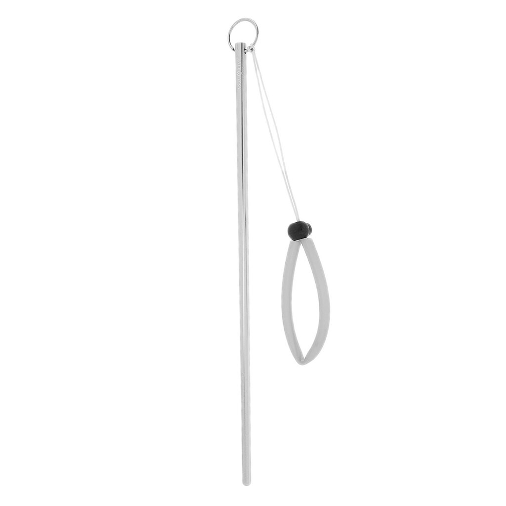 34cm/ 13.4 &quot;esca da pesca in lega di alluminio ultraleggera Scuba Diving subacquea aragosta Stick puntatore asta con cinturino da polso girevole: Silver