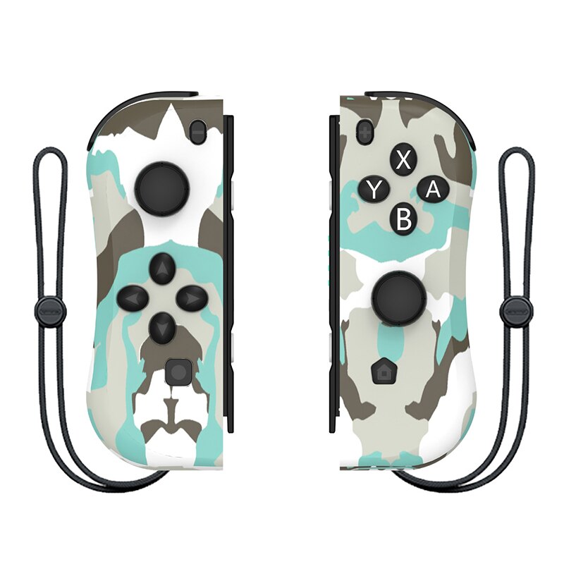 Controller Wireless multicolore per Nintendo Switch utilizzato tramite cavo e Bluetooth, comprese le funzioni di vibrazione e sensore: camouflage