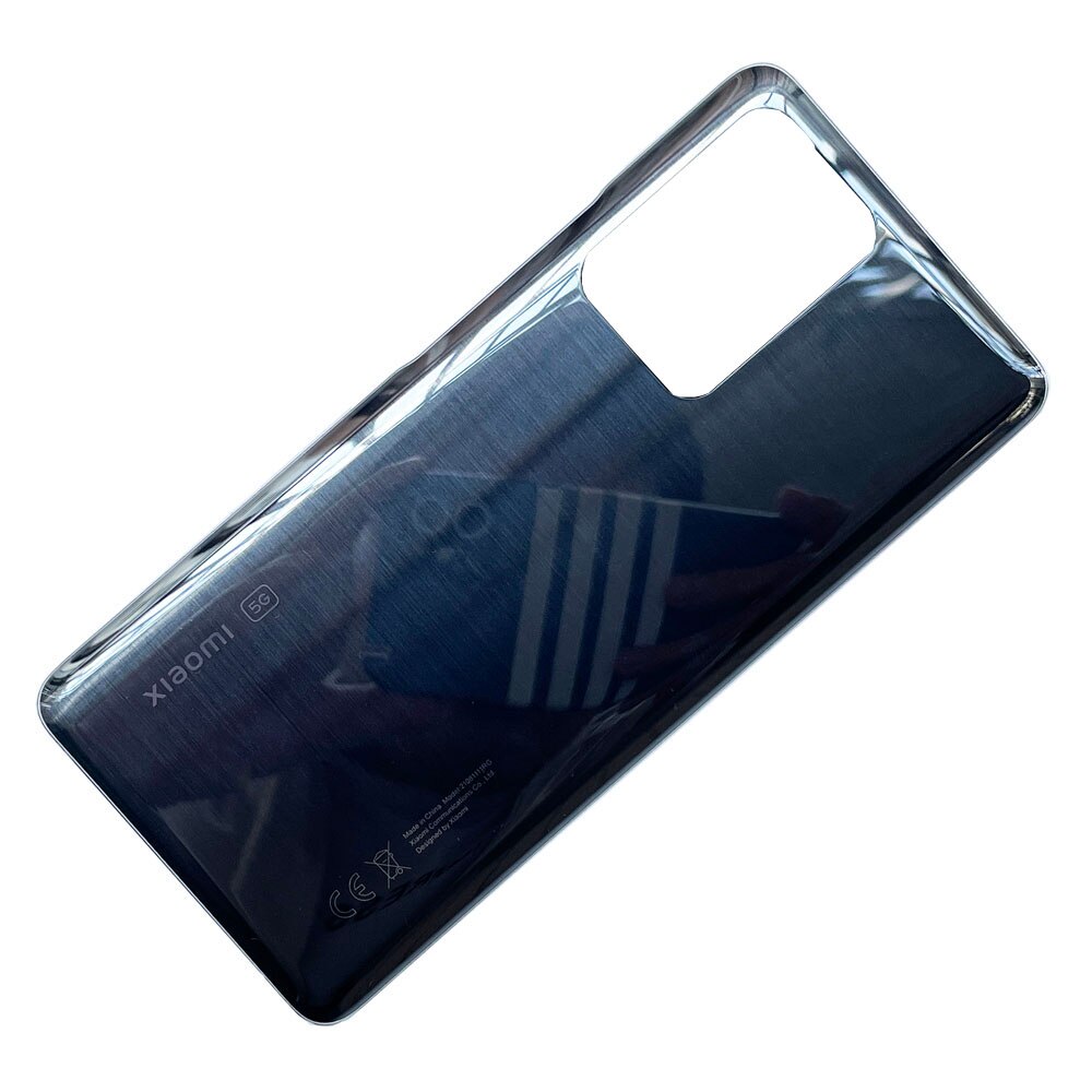 Original Back Glass Cover For Xiaomi 11T Pro 5G Back Door Replacement Battery Case, Rear Housing Cover Mi11T With Camera Lens: Gray No Lens
