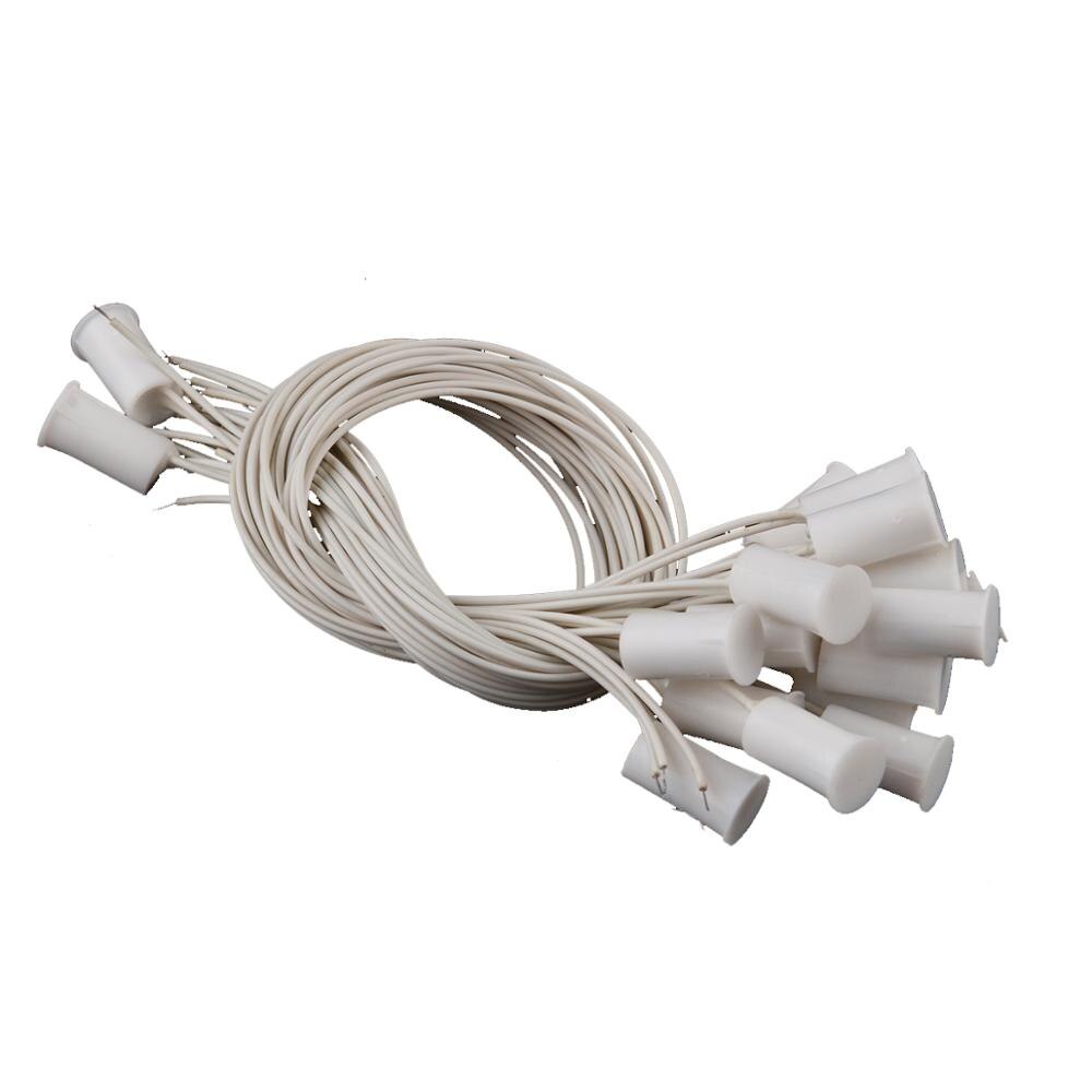 10pcs Wired Door Window Sensor Recessed Magnetic Contacts Security Reed Switch Alarm For Home Security Alarm Door magnetic alarm