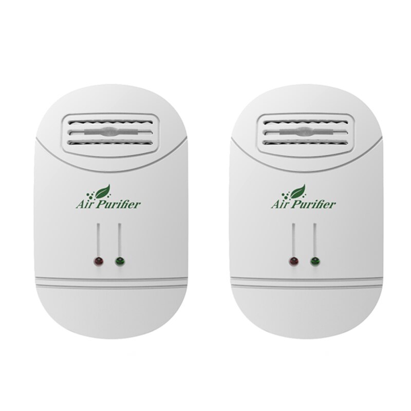 2X Ionizer Air Purifier for Home Negative Ion Generator Air Cleaner Remove Formaldehyde Smoke Dust Purification: EU
