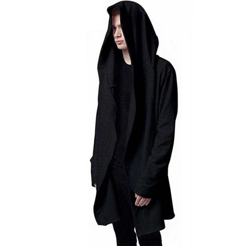 Swag Wizard Cosplay Streetwear Sudadera con capucha para hombre Casual sudaderas de de manga larga Hip Hop Mantle Hoodies abrigo WY128: Asian Size 2XL