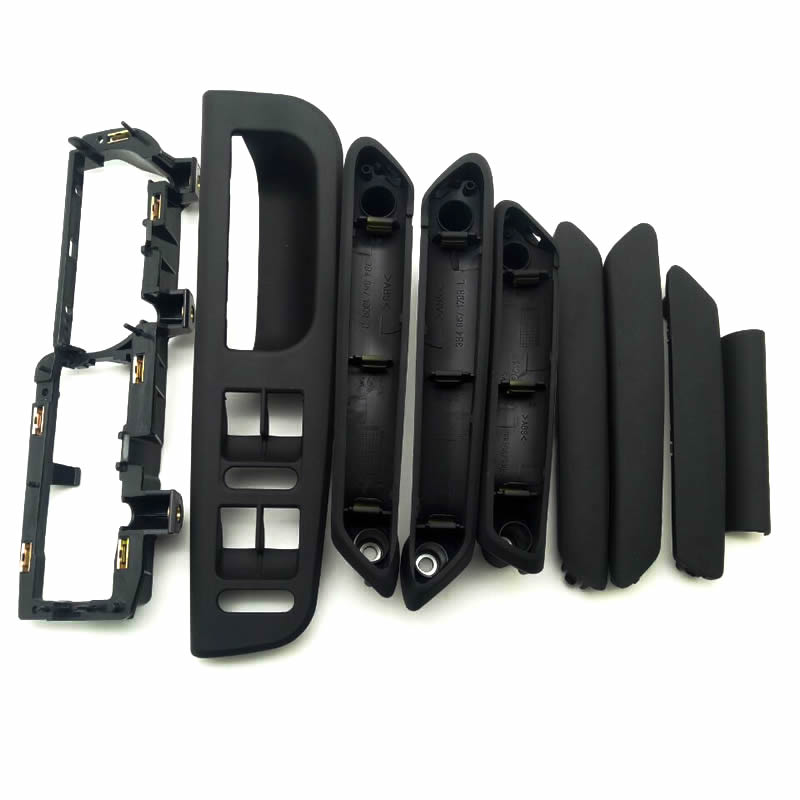 SKTOO 9 sztuk czarny dla Volkswagen Passat B5 wewnętrzny uchwyt drzwi/uchwyt wnętrze/uchwyt wewnętrzny