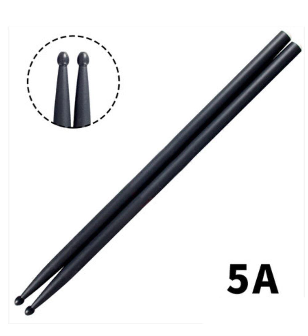 Drum Sticks 5A Carbon Drumsticks For Dumb Drum Beginners Practicing Musical Instruments Drum Sticks