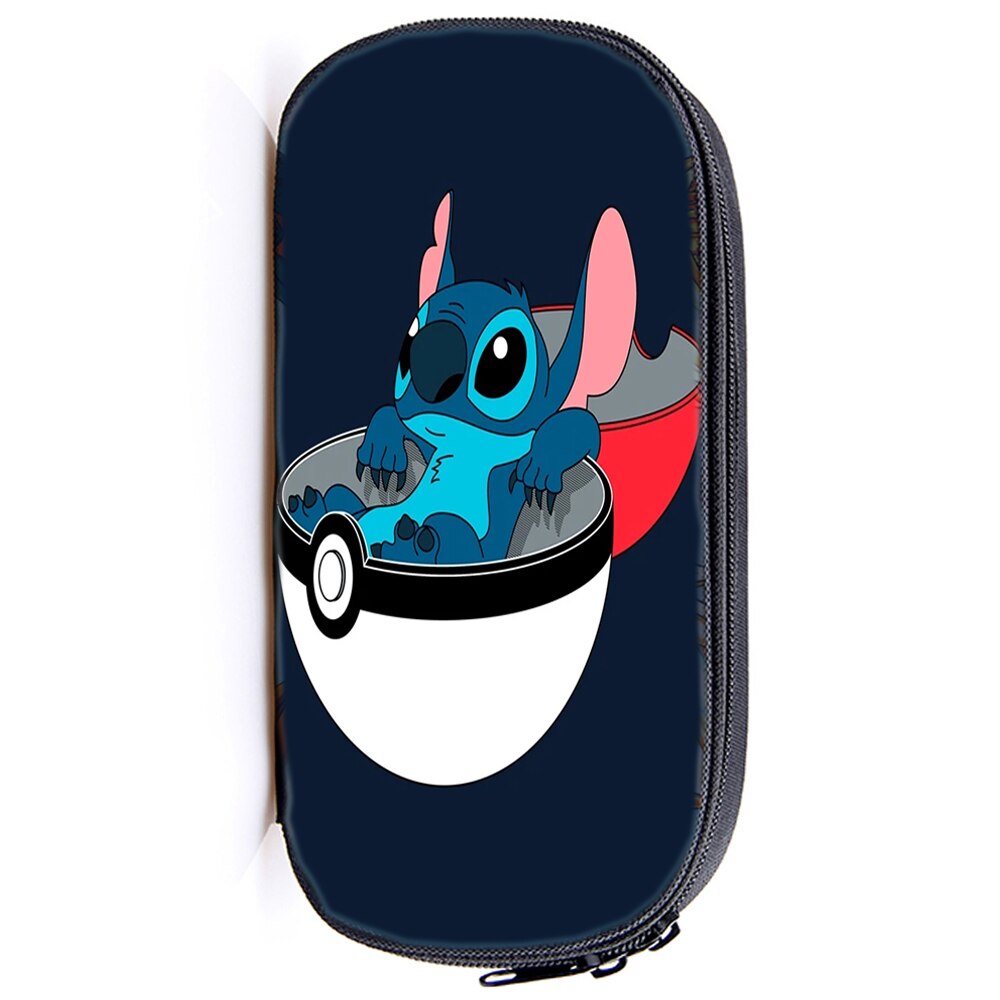 Stitch Eten Watermeloen Etui Jongen Meisje Briefpapier Zak Tieners Potlood Houder Kids Pen Zak Student Start School: 6