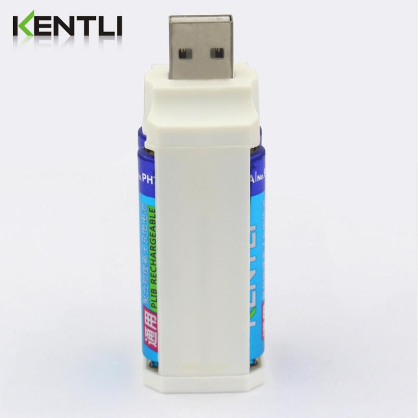 KENTLI 1.5v 1100mWh AAA Rechargeable lithium li-polymer batteries + AA AAA charger