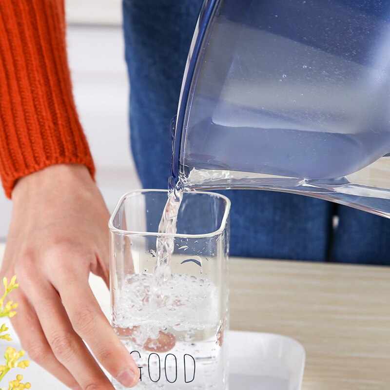 2.5L Brita Water Filters Activated Carbon Net Kettle Water Filter Purifier Jug Water Lonizer Alkaline Filtered Pot Kitchen