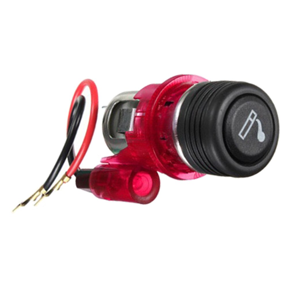 Sigarettenaansteker, auto, marine, motorfiets, atv, camper, sigarettenaansteker, stopcontact, 12v ,  rode