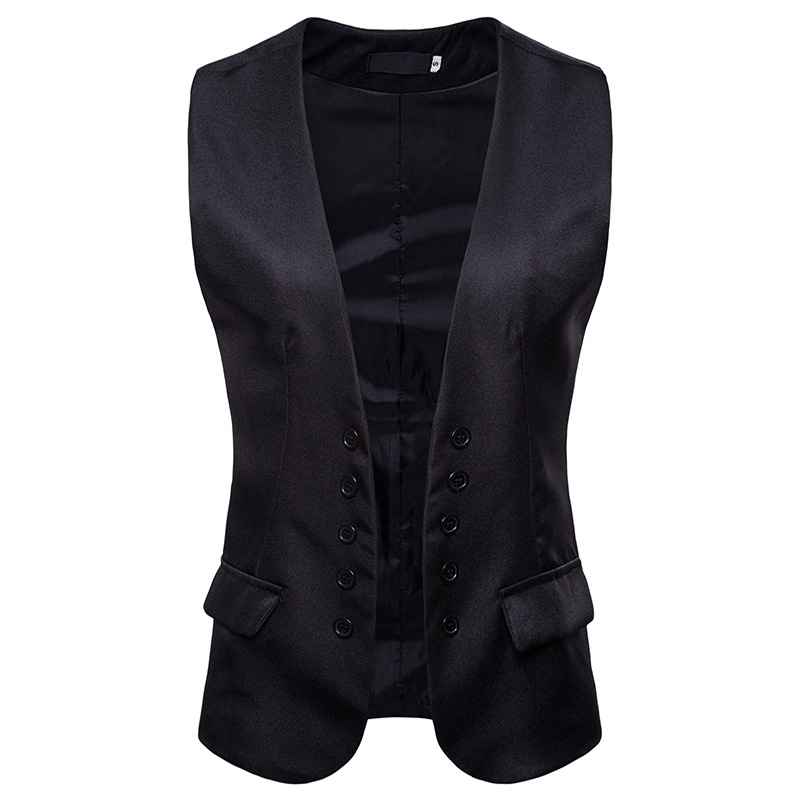 Royal Blue Suit Vest Men Brand Double Breasted Dress Vest Waistcoat for Men Casual Sleeveless Cardigan Vests