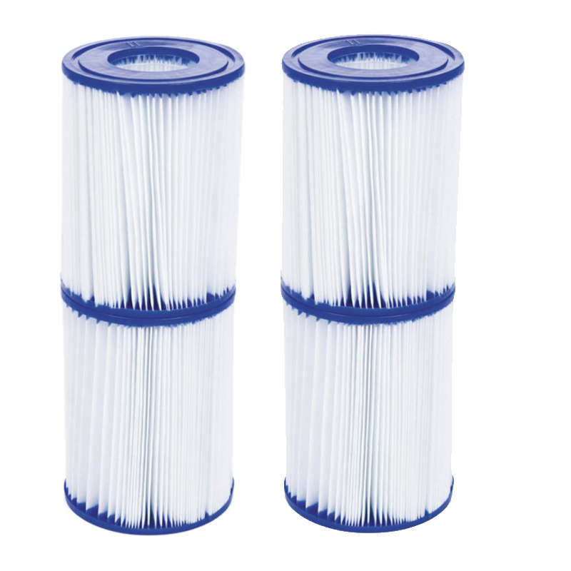 4PCS Filter Elements Bracket Pool Filter Pump Filter 530 Gallon Water Filter Pump Filter: Default Title